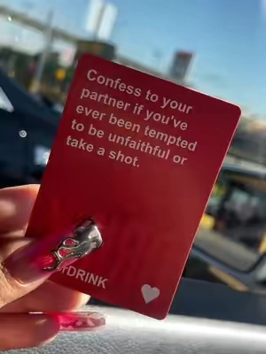 Date night just got hotter !! DRINK RESPONSIBLY #doordrinkchallenge #doordrinkcardgame #datenight #indoordateideas #cardgames #couplegame 