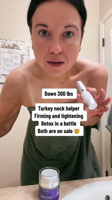 Turkey neck be gone- liquid botox I never miss these steps in my daily  routine for my skin! #argirelinepeptide #gopurebeauty #crowsfeettreatment #tightening #thephixphiller 