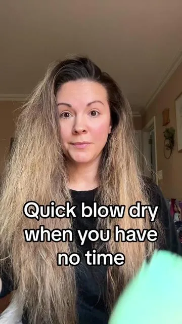 Grab a paddle brush and try this quick blow dry hack that’s saved me so much time @Color Wow Hair #blowdrytutorial #blowdryfaster 