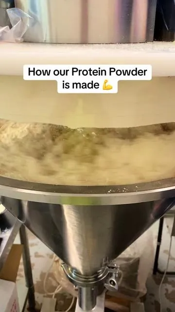 This is how our protein powder is made! #behindthescenes #smallbusiness #wellnesstok #tiktokshop #tiktokshopblackfriday #tiktokshopcybermonday #smallbusinesscheck 
