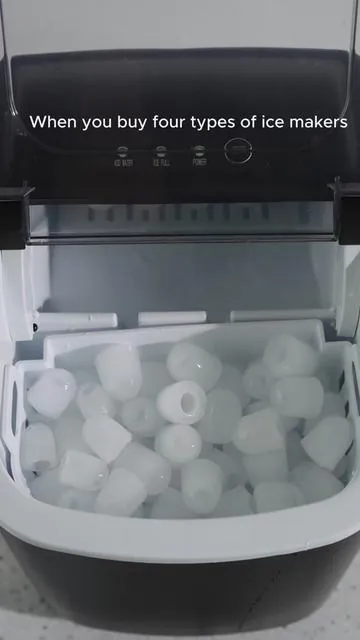 When you have 4types of ice makers…#asmr #satisfying #satisfyingvideo #asmrvideo #icemaker #nuggetice #sonicice #euhomy 