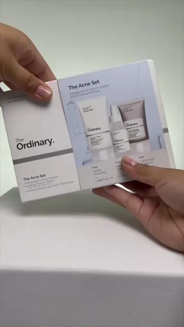 this set 🤝 clear skin #theordinary #theacneset #acne #blemishes 