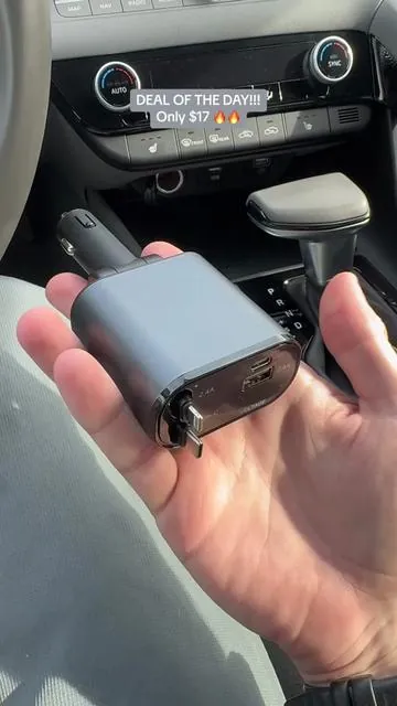 Hurty before the deal ends!! #flashsales #dealoftheday #ttshop #tiktokshop #tiktokshopsale #retractablecarcharger #carcharger 
