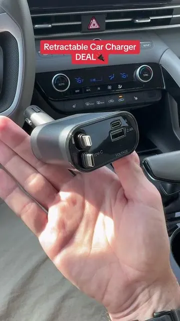You can’t miss out on this deal ##retractablecharger##carcharger##flashsale##dealoftheday##ttshop##tiktokshop##ttshopdeals##tiktokshopsale##flashsales##deals