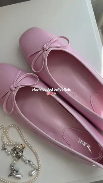 I'm obsessed🩰🤍  #tiktokshophaul #balletflats #ballerina #coquette #nana #hachi #fyp #fypシ 