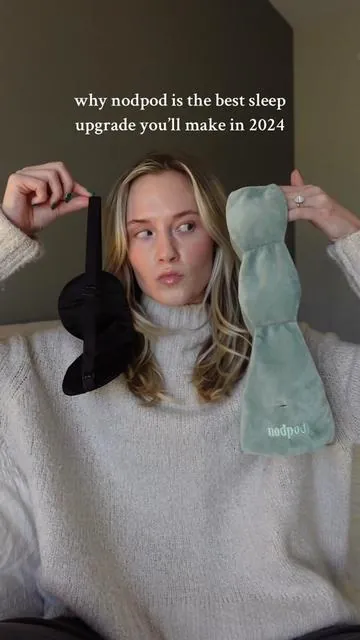 better sleep is only one nodpod away 💤 #nodpod #sleepremedies #weightedblanket #sleepeyemask #2024amazonfinds 