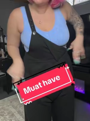 Get you some they so comfy and cute #halaraeveryday #halara #bibs #overalls #fyp #womanstyle 