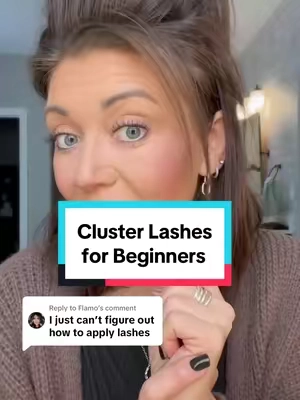 Replying to @Flamo Tutorial for beginners when applying cluster lashes. Weightless. Easy to apply. Lasts 7+ days. Doesn’t damage your natural lash. @VEYES BEAUTY #clusterlashes #diylashextensions #easylashapplication #lashesforbeginners #makeuptutorial #makeupforbeginners #biglashes #bighairdontcare 