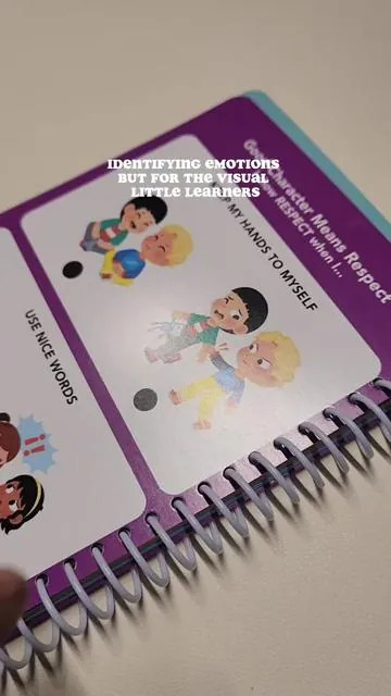 I'm so in love with the images in these books😩it's hard to find great learning materials that look like our family so THE BARRETTES GOT IT! He's so curious about whats happening too! These are great for visual representation of emotions. #tiktokshop #tiktokshopfinds #tiktokshoptoddlerfinds #toddlerfinds #educationalinsights #learningemotions #toddleremotionaldevelopment #toddlerlearningactivities #toddleremotionactivity #meandmytot 