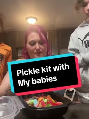 Pickle kit with my kids #pic#picklekita#chamoypicklea#chamoypicklekitc#picklekitsc#picklekitchallenge