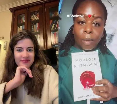 #duet with @GreatdayonPurpose I’m blushing 🥰 thank you so much 🥺 I’m so happy you’re enjoying the series! So much is about to happen. 🎢🥵 #blossominwinter 