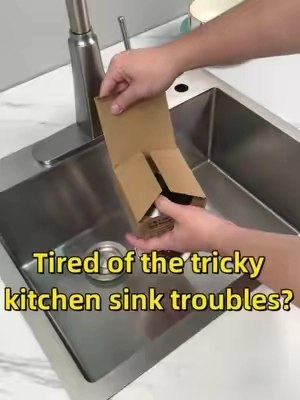 Tried of the tricky kitchen sink troubles?🍽🥣🥄🍎🍳 #fyp #kitchen #CleanTok #foryou #KitchenHacks #foryoupage #cleaning #washing #homedecor #homecooking #cooking #kitchendesign #cleaningtiktok #homelife #farmlife #restaurant #hotellife #cookingtiktok #cookathome 