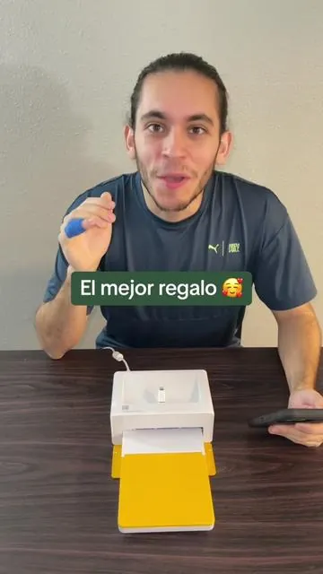 Me encantó este regalo para imprir fotos hermsoas 😯❤️