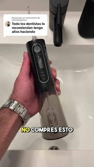 Respuesta a @uliceshdezlara Lo que recomiendan los dentistas 🤯#waterflosser #waterfloss #tiktokshop #dientes #irrigadorbucal 