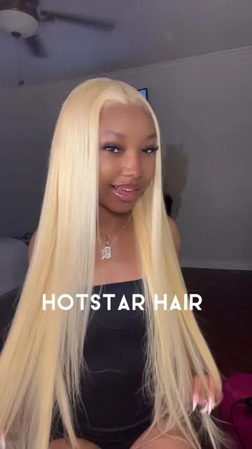 Wig from @Hot Star Hair 👱🏾‍♀️ link in bio  #fyp #wiginfluencer #wiginstall #613wig 