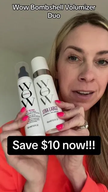 RUN!!!! This is such a good deal! Save $10 by shopping this bundle!!! Don’t want both? I have the bundle linked and the individual products linked as well. Shop Now!!!! @Color Wow Hair #colorwowhair #colorwow #RaiseTheRoot #ColorWowRaiseTheRoot #ThickenAndLiftSpray #ExtraLarge #ColorWowExtraLarge #BombshellVolumizer #ColorWowBombshellVolumizer #colorwowxtralarge #colorwowxtralargebombshellvolumizer #tiktokshop #ttsacl #viral #viralhaircare 