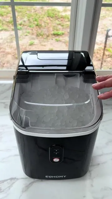 Sonic Ice Nugget Ice Maker.  #asmr #nuggetice #sonicice #foryou #euhomy #sale #icemaker #icetok #watertok #cravings #satisfying #crushedice #goodice #icecube 