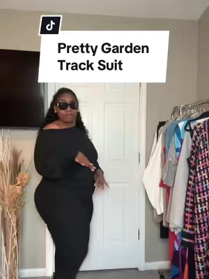 @PrettyGarden @PrettyGarden Official This your airport outfit or you can live in it like me! #prettygardenclothing #2pieceset #viralset #plus #jumpsuit #plussize #fashion #black #tiktokahopping  #tiktokmakemebuyit   #tiktokshopplussize #plussize 