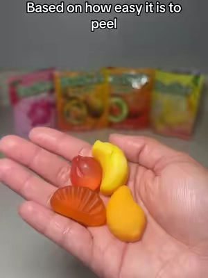 The mango taste the best #mangogummies #peelerz #amos #fruitgummies #peelinggummies #tiktokshop 