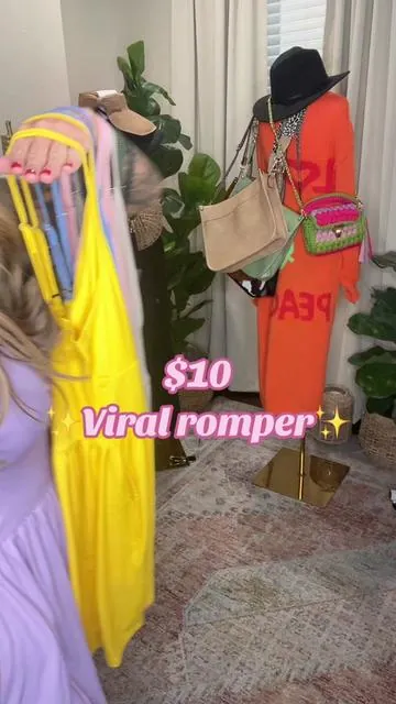 The viral romper is here!! 🔥 i will be living in this all summer long ❤️
