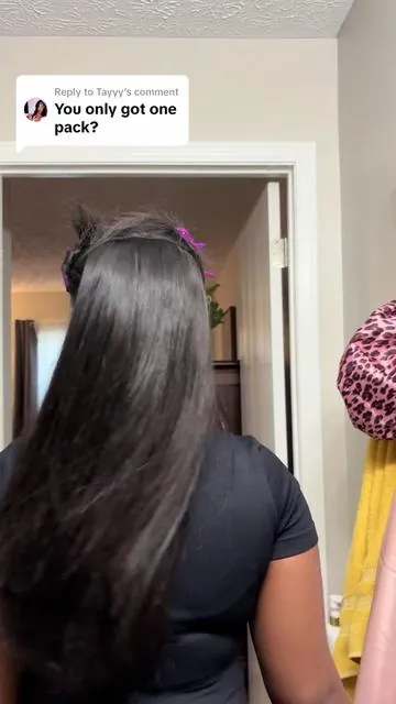 Replying to @Tayyy I added a second bundle to show yall the difference 🩷 and I LOVE IT! 😍 2 packs of 16” clip-ins from @LUVME SHOP #blackgirltiktok #naturalhair #clipinhairextensions #blackgirlhair #grwm #clipins #seamlessclipins #jameeeelia 