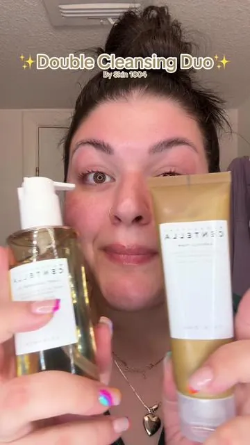 LOVE!!! Y’all know I am already a double cleansing girlie!! So, I love to try a new cleansing duo!! 🫧  My skin didn’t feel dry or stripped after using these, so I’ll continue to use them and keep y’all updated!🥰  #doublecleansing #doublecleansingduo #doublecleansingroutine #centellaskin1004 #centellamadagascar #centellaoilcleanser #centellaampoule #centellaampoulefoam #ampoulefoamcleanser #ampoulefoamskin1004 #skin1004 #skin1004skincare #viraldoublecleansing #viralroutine #skintok #skin101 #skincare101 