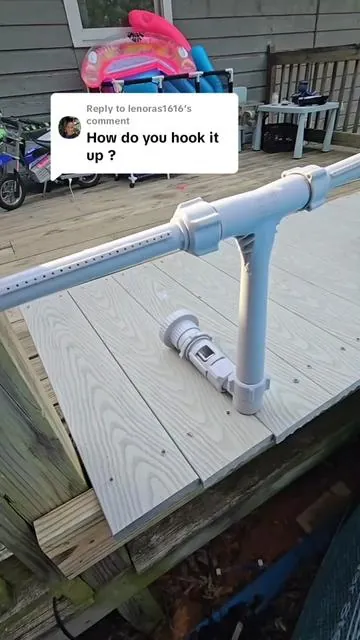 Replying to @lenoras1616 pool Fountain install. #poolfountain #pool #poolhack #poolparty #fypシ゚viral 