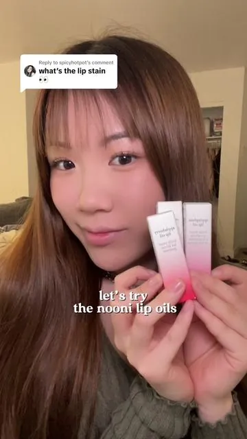 Replying to @spicyhotpot  no one talks about how well this stains because even w oil cleanser, micellar water, and cleansing wipes… MY GIRL STAYED PUT!! @nooni #lipoil #kbeauty #koreanmakeup #liptint #tanghululips #lipgloss #wonyounglips