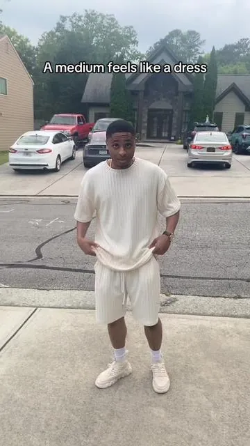 Its big but people tell me it looks good 😅 #mensfashion #textured #soft #stretchy #vacationoutfit #summerfit #oldmoneyaesthetic 
