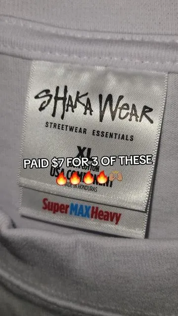 Shaka Heavyweight T Shirts At A Deal You Can't Miss Out On 😎🔥🔥🔥 #fyp #foryou #shakawear #heavyweight #tshirt 