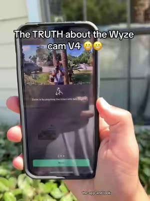The Wyze cam V4 is a serious game changer #wyzecam #wyzecamv4 #wyze #tiktokshopsummersale #tiktokshop #ttshop 