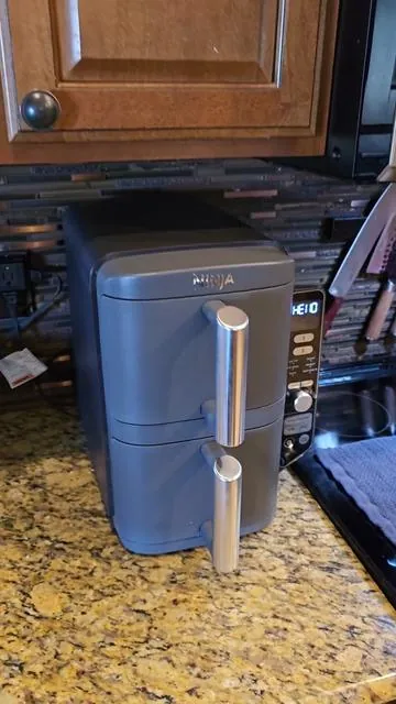 This is my new favorite thing #DoubleStackHack #NinjaDoubleStack @Ninja Kitchen 