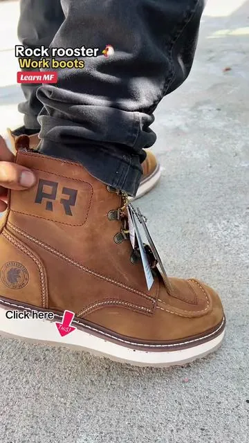 Qué botas de trabajo uso. #rockrooster #learnmf #chicoruiz #construction #motivation 