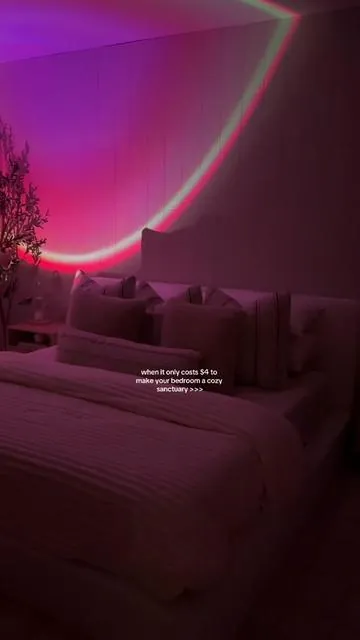 The best purchase I’ve ever made #bedroom #cozy #ttshop #projector 