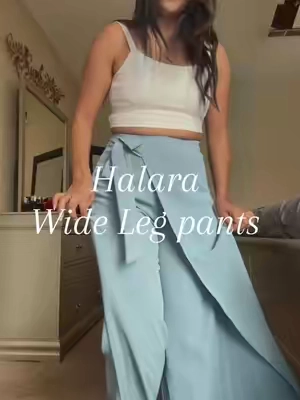 I absolutely love these wide leg pants🥹🔥♥️@Halara_official#halara#halaraworklesiure#widelegsweatpants#OOTD#summermusthave#fyp#tiktokshop#ttshop#momtok