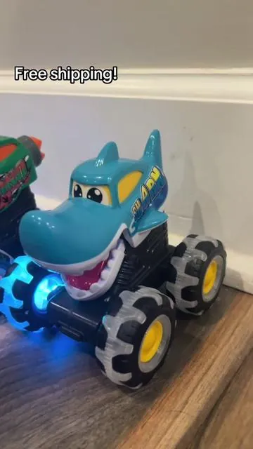 These monster trucks are so cool. Meet Dino, Shark, and Bull- my kiddos love these! #foryou #foryoupage #fyp #tts #viral #tiktokshop #tiktokshopfinds #tiktokshopping #monstertrucks 