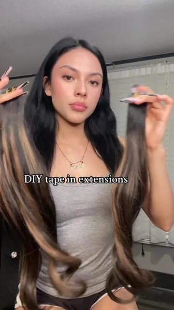 when I tell you these extensions surprised me. came back from a beach trip and these are like new , no damage! definitely worth trying! @googoohair_official @GooGooHairTikTok #tapeinextensions #tapeins #googoohair #hairextensions 
