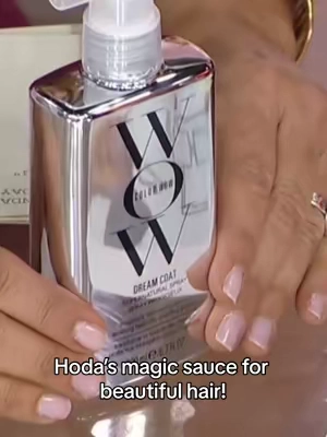 Dream coat is Hoda approved✅ 

It really is that simple! Just wash your hair, generously coat with our "magic sauce" and blow dry, you'll be blown away by the results💫⭐️

#colorwow #hoda #todayshow #colorwowdreamcoat #silkyhair 