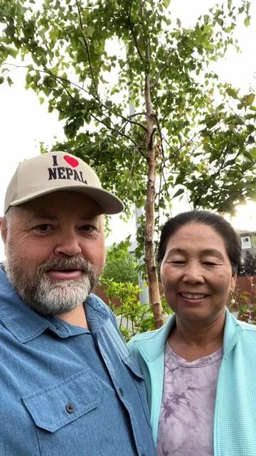 Going for another hike with my beautiful budi!  #mayaandjohn #nepal #nepalese #nepali #maya #john #alaska #hiking