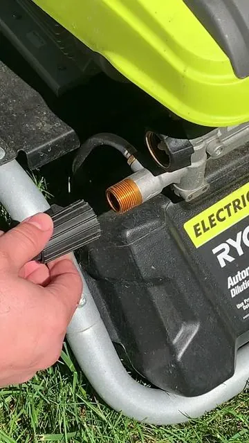 This power washer hose from Mr Mingle is a must have.  #powerwasherhose #mrmingle #tiktokshop 