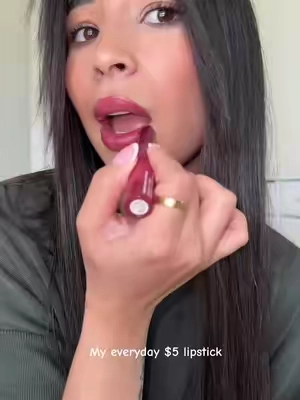 Guys I love having an inexpensive everyday lipstick 😍 . This one is my favorite and it is only $5 . #elf #lipcombo #lipstick #lipoil #liptint #tiktokshop @elfcosmetics 