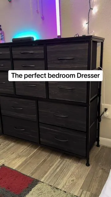 Home Furnishing 🔥 Home Dresser!  This is literally my 3rd one! I have one in every room now! ☺️☺️☺️ I just needed more space and space I got!! The outlets topped it off!!! 😎 #homedecor #homefurniture #dresser #space #home #tiktokshop #tiktokfinds #dealsforyourdays #deals #dealsfordays #foryou #explore 