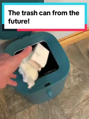 This smart bathroom trashcan is a game changer! #tiktokshop #smarttrashcan #bathroomtrashcan #automatictrashcan #bathroomgadgets #bathroomdecor #dealsforyoudays 