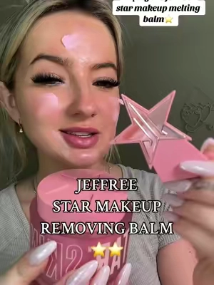 this felt so good🤤🤤🤤 highly reccomend definitely my new favorite cleaning balm #cleansingbalm #skincare #makeup #jeffreestarcosmetics #dealsforyoudays #makeupremover #makeupremovingbalm 