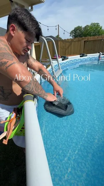 This vacuum has made cleaning my pool so much easier! 🙌🏻  it was so dirty after the hurricane! #aiper #aiperrobotvacuum #poolvacuum #abovegroundpool #poolessentials #dealsforyoudays #letscleanourpool #howtocleanyourpool #poolcleaning #hurricaneberyl 