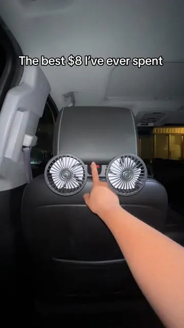 Definitely needed #carfan #headrestfan #cartok #dealsforyoudays #tiktokshop 