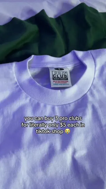 i literally just bought 4 for only $13 😭 #foryou #proclubs #tshirt #heavyweighttshirt #cottontshirt #tiktokshop #flashsale #viral #summer 