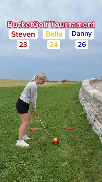 @BucketGolf Tournament 18 holes (Holes 13-15) It’s a close one! Use the tiktok shop link to order your BucketGolf set today! #golf #bucketgolf #season11 #minigolf #minigolfing #puttputt #puttputtgolf #viral #golftiktok #golftok #golfer #foryoupage #fyp @Twin Tour Golf @Bella Dory 