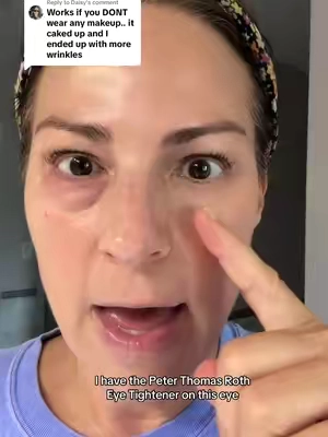 Replying to @Daisy #eyebags #antiaging #tutorials #wrinkles  #tiktokshop #tiktokmademebuyit @Peter Thomas Roth Labs 