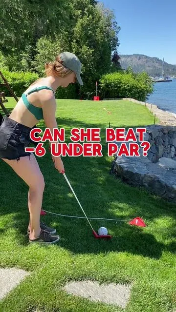 Jenny has some late round BucketGolf Magic this one came right down to the wire ⛳️